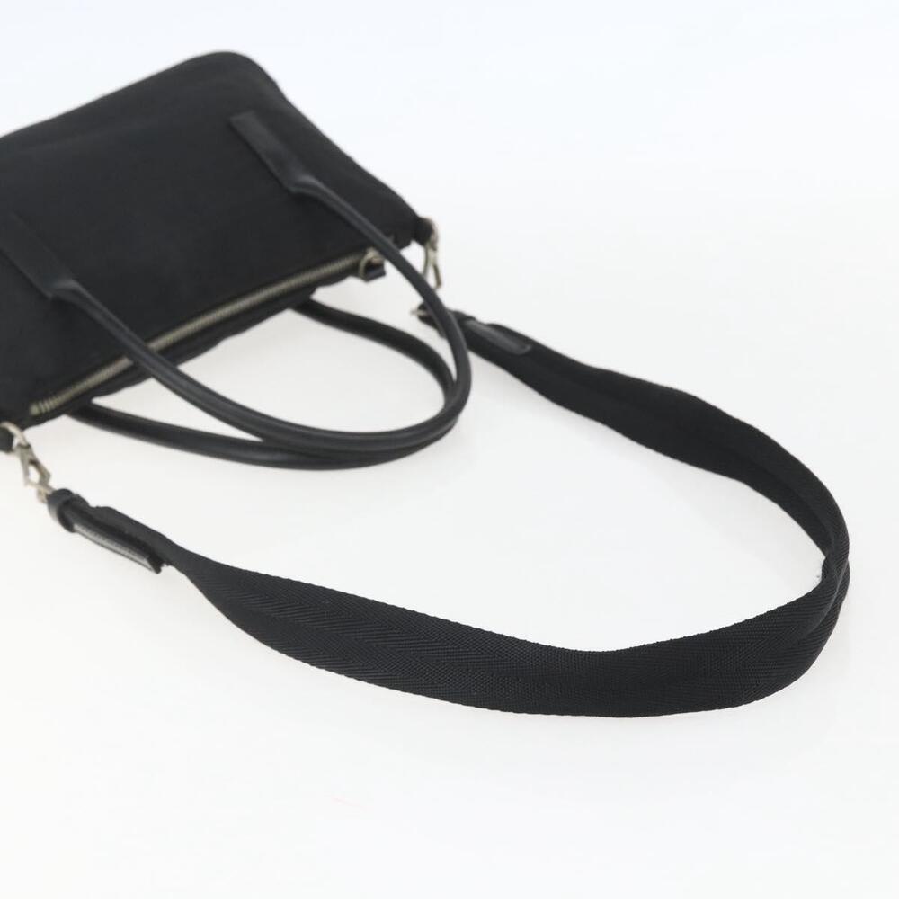 PRADA Hand Bag Nylon 2way Black Silver Auth BA9174 - Picture 8 of 16